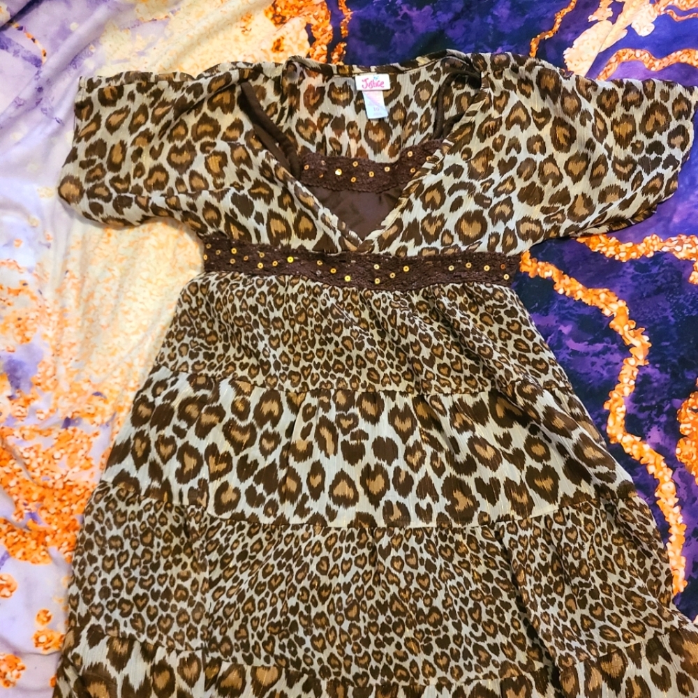 Justice girls tunic shirt size 10